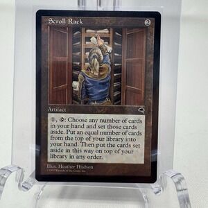 MTG - Scroll Rack - Tempest Artifact Rare NM